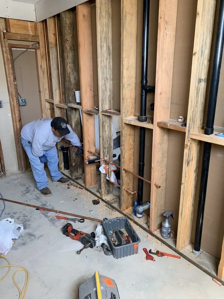 Commercial rough-in plumbing for Water Heater Replacement in Sturgeon Bay